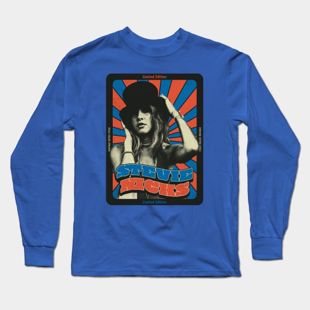 StevieNicks Sweet - VINTAGE RETRO STYLE - POPART Long Sleeve T-Shirt by BibirNDower77